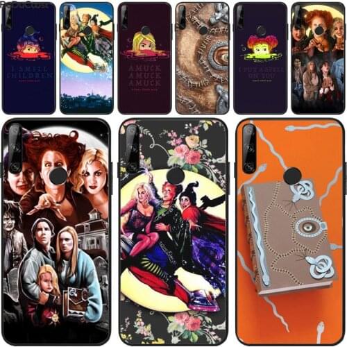 Riccu Hocus Pocus Black TPU Soft Phone Case For Huawei Y5 Y6 Y7 Y9 Prime 2019 Enjoy 7 8 9 10 Plus