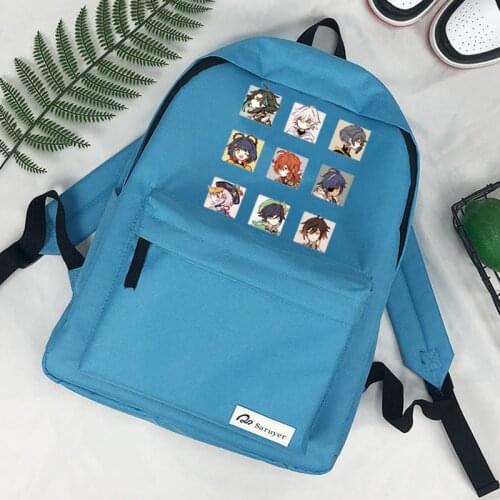 Genshin Impact bags mochilas bolsas kawaii school travel sac femme infantil backpack