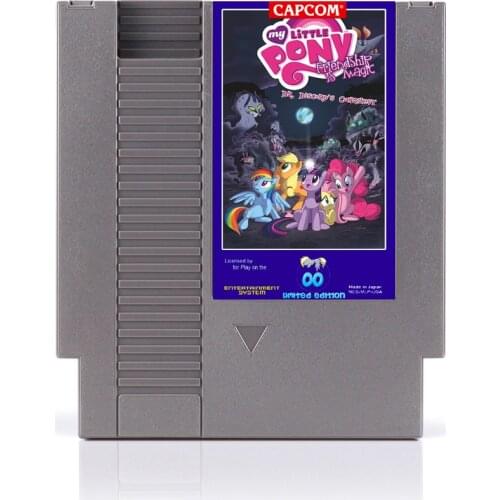 My Little Pony 72 Pins Game Card For 8 Bit Game Player