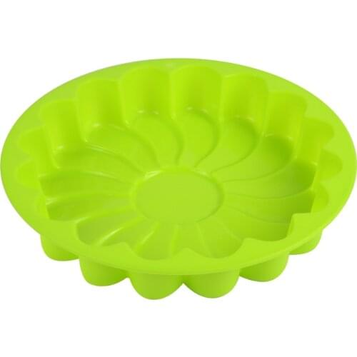 Silicone Cake Mold Nonstick Heat Resistant Reusable Baking Tools Tray DIY Birthday Christmas Bakeware Sun Flower Mousse Mould