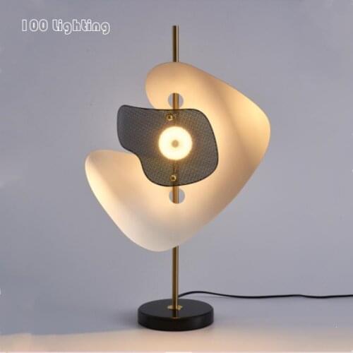 Special LED Table Lamp Marble Base Hotel Room Bedside Foyer Desk Lights Atmosphere Luminaire Home Decoration 220-240V
