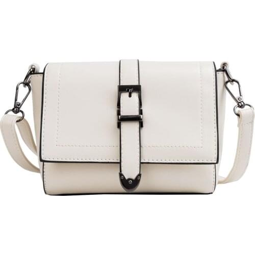 Crossbody Single Shoulder Bag Wear-resistant PU Handbag with Strap for Women Girls Best Sale-WT