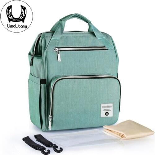 UmaUbaby Fashion Diaper Bag Large-capacity Multifunctional Mommy Bag Waterproof Bottle Insulation Maternity Backpack Baby Care