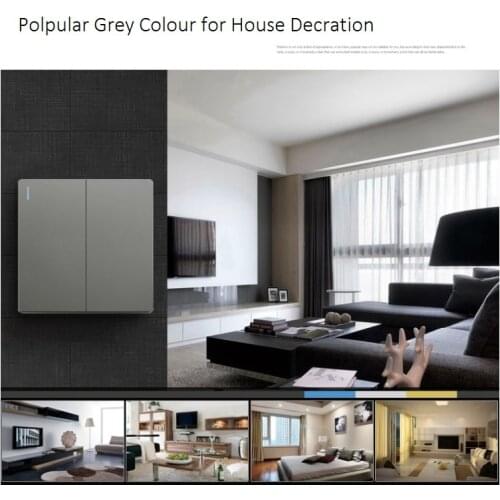 Universal USA UK Standard Push on off Wall Switch 1Gang 2Gang 3Gang 4Gang 1Way 2Way Wall Light Switch Socket Hongkong Socket