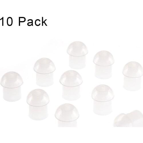 Air Duct Transparent Earphone Earplug Head Mushroom Head Silicone Earplug Head Tube Style Earpieces Mushroom Earbud