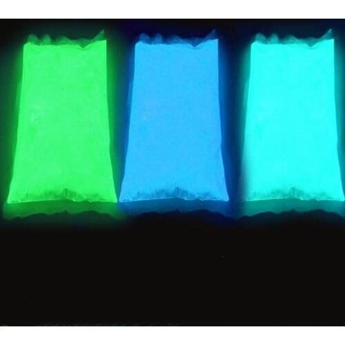 100g/bag Glowing Green Blue Light Glow in Dark Dust Pigment Glow in Dark Dust Pigment