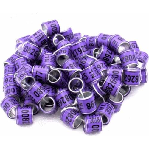 100pcs Free shipping 2021 Newest Hot Sale 10mm pigeon Rings BELG For Dove Rings Legs