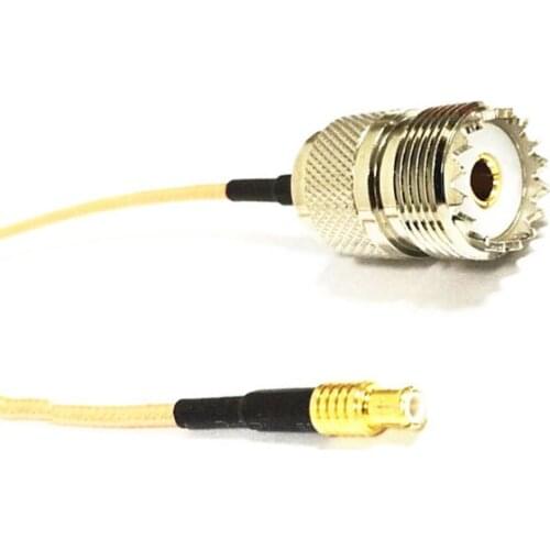 20pcs UHF Female Jack Connector Switch MCX Male Plug Convertor RG316 Wholesale 15CM 6" Adapter