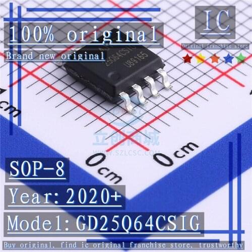2020+ 100% Brand new original 5PCS-20PCS GD25Q64CSIG 25Q64CSIG SOP-8 Memory chip