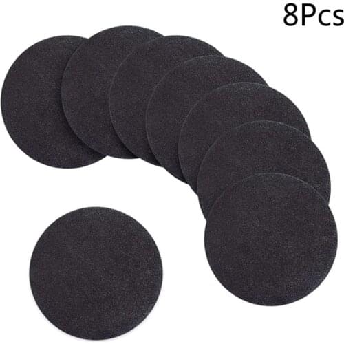 8pcs Black Round Cardboard Mandala Painting Paper DIY Cardboards for artist Painter
