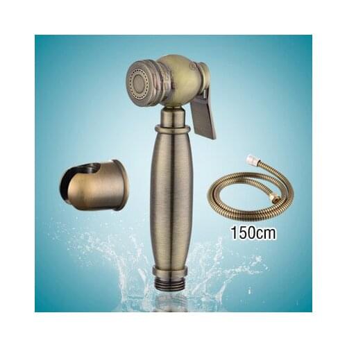 Antique brass high quality bidet spray gun, bidet accessories