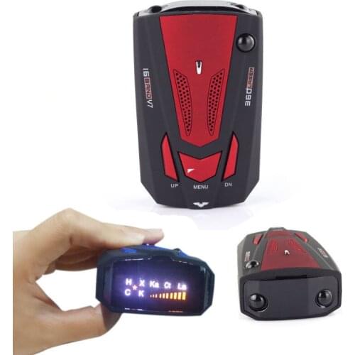 360 Degree Car detector 16 Full band Anti Radar Detector X K NK Ku Ka Laser VG-2 V7 LED display 360 Degree Detection Voice Alert