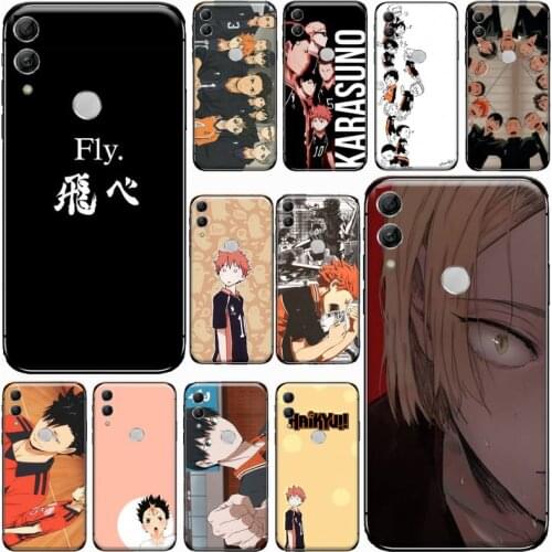 Anime Haikyuu Fly Phone Case Shell Cover Coque Fundas For Huawei Honor 7C 7A 8X 8A 9 10 10i Lite 20 NOVA 3i 3e