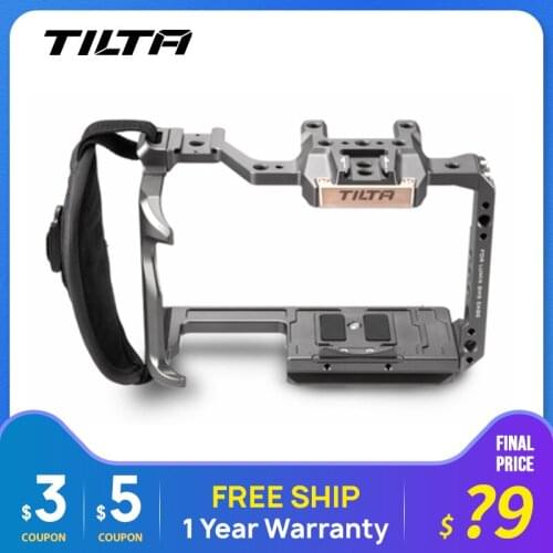 Tilta Camera Cage Handle Grip Protecting Case Mount w Top for Panasonic Lumix GH5 GH5S Camera Photo Studio