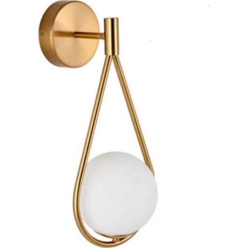 Designer wall lights indoor house brass modern wall scone lamp luminaire applique wall lights for home
