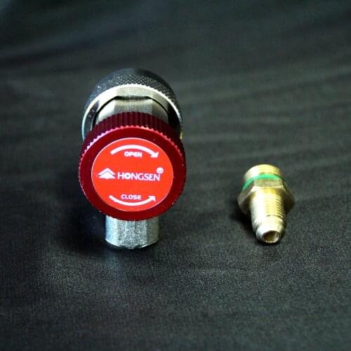 HS-ML HS-MH Auto air conditioning refrigerant meter quick connector r134a refrigerant high pressure and low pressure