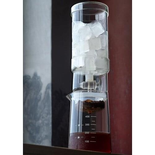 Espresso Percolator Coffee Pot Cold Brew French Press Glass Coffee Drip Pot Simple Frenchcafetera Italiana Coffee Supplies DE50K