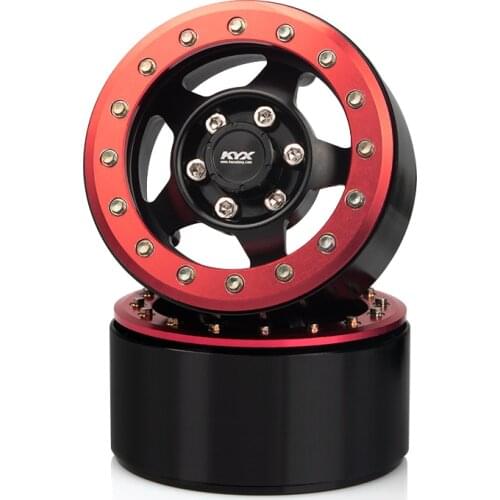 KYX Racing Alloy 1.9" Wheel Rims Upgrades Parts Accessories for 1/10 RC Crawler Car Axial SCX10 II 90046 Traxxas TRX-4 TRX4 D90