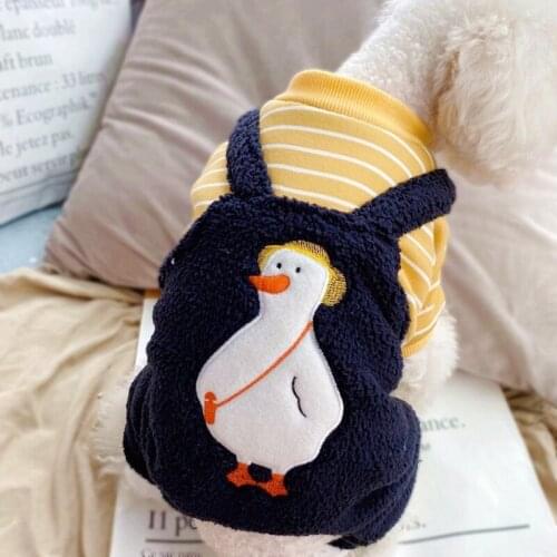 2020 New Dog Clothes Jumpsuit Black Pants Thick Winter Snow Warm Puppy Outfit Poodle Bichon Schnauzer Drop Shipping Yellow XS XL