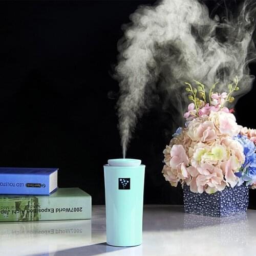 New Car Essential Oil Diffuser Mini Ultrasonic Little O Three Generations Humidifier LED Night Light USB Aromatherapy Fogger Ai