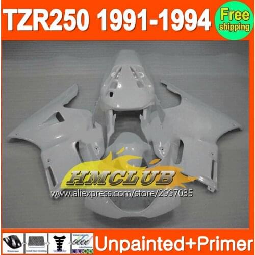 Bodys Unpainted+Primer Fairing For YAMAHA TZR250 1991-1994 TZR 250 TZR-250 R250 91 92 93 94 1991 1992 1993 1994 Fairings