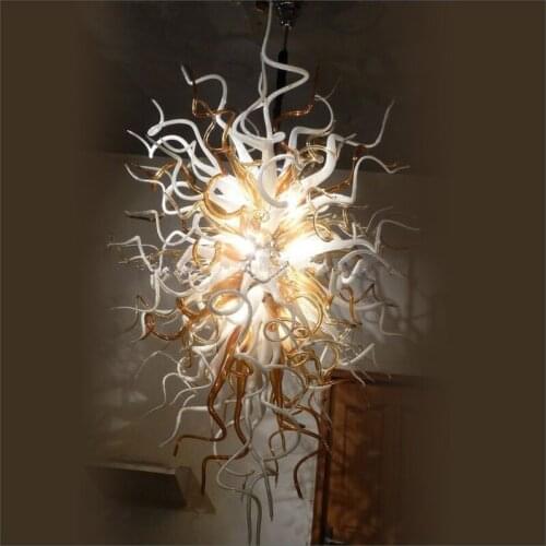 French Style Art Glass Pendant Lights Customized Coloredv for Dining Room Decor