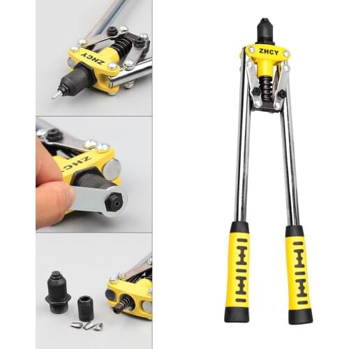 Rivet Gun Manual Riveter Double Handles Nail Gun Hands Riveter Screw Gun Rivet Gun