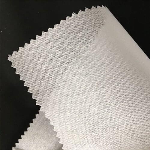 Interlining 100% Cotton Fabric Fusible Iron On Stiffening Material