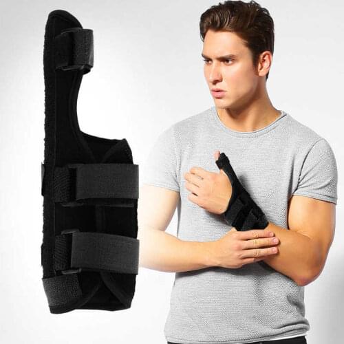 Adjustable Wrist Support Brace Thumb Splint Stabilizer Hand Support Fracture Ligament Injury Arm Protection Strap Corrector
