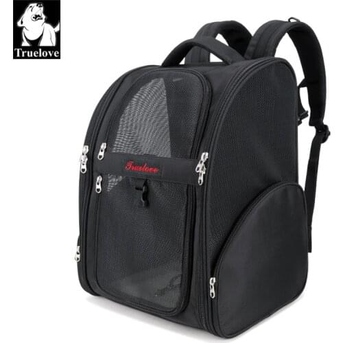 Truelove Pet Backpack Nylon Small Dog and Cat Teddy Outdoor Activity Bag Portable backpack Breathable than Bear Travel TLX5971