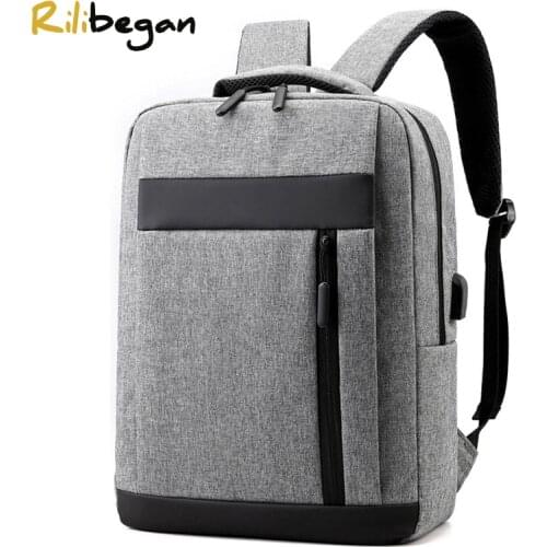 Classic UBS Charging Laptop Backpack for Men Large Capacity Computer Men Backpack Nylon Travel Bag Male Business Backpack Men