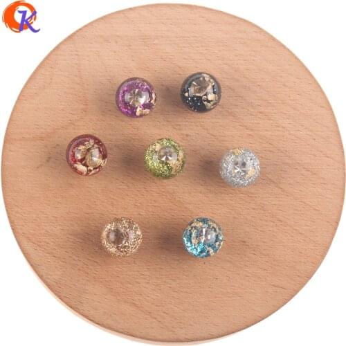 Cordial Design 12MM 20MM Jewelry Accessories/Resin Beads/Rhinestone And Powder In Beads/DIY Making/Hand Made/Earrings Findings