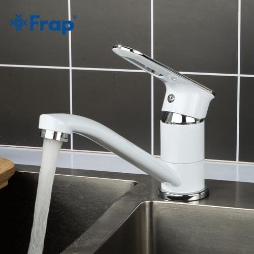 FRAP Kitchen Water Tap Single Handle Kitchen Faucet Mixer Cold and Hot Water Kitchen Tap Deck Mounted Water Tap F4549