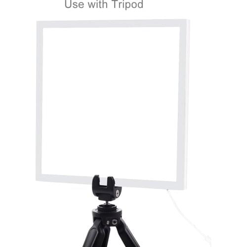 8.85 X 8.85in LED Photography Bottom Light Photo Booth Background Studio Lighting Panel Bright Sharpness Back Light