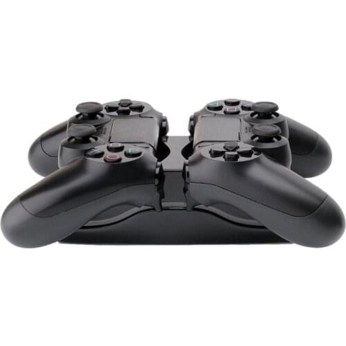 ALLOYSEED For Playstation 4 Gamepad LED Dual Charger Station Game Controller Power Supply Charging Charge Stand Dock Controller