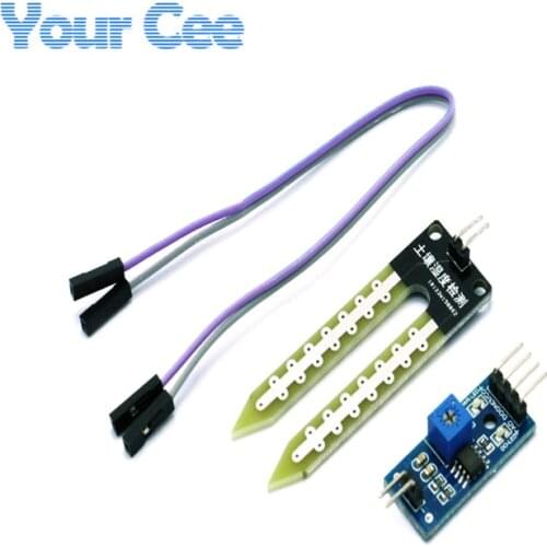 10 pcs Soil Moisture Humidity Sensor Hygrometer Detection Module LM393 Chip DIY Electronic For Cars For Arduino