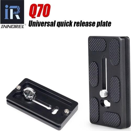 Q70 Universal quick release plate For panoramic tripod ball head Compatible with Arca swiss spec. QR DSLR Camera Accessories