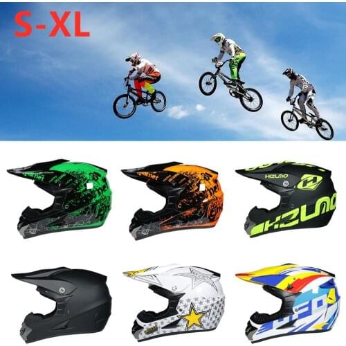 OFF-ROAD Bicycle Helmet Motocross Mountain MTB Bike Downhill Full Face Helmet Full Helmet Off-road Motorcycle