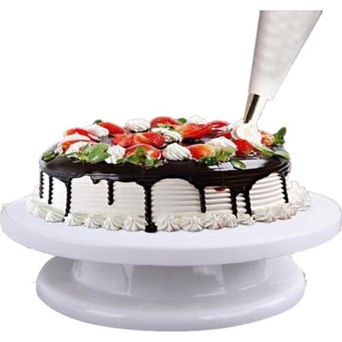 Cake Turntable Stand Cake Decoration Tool DIY Cakes Mold Kitchen Rotating Stable Non-slip Cakes Table Baking Tool Kitchen Gadget