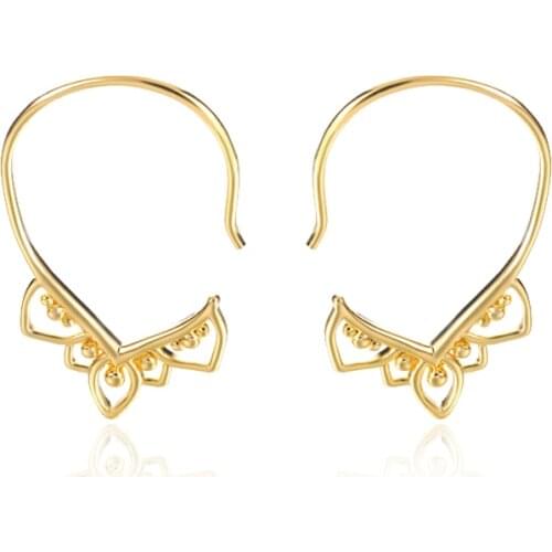 Womens Fashion Flower Earrings Wedding Jewelry Stainless Steel Bridesmaid Gifts Bijoux Femme 2021