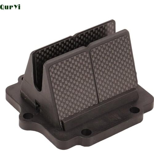 1 pcs Motorcycle Carbon Fiber Reed Valve For KAWASAKI KDX200 KDX220 Ninja KRR 150 KRZ150 ZX150 For VForce3 V313A All Year