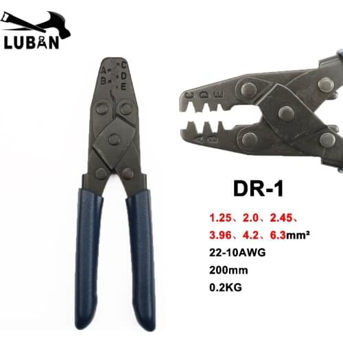 1Pc Automotive Terminal crimp Wiring Harness Terminals Crimp plier DR-1 for 10-22 awg crimping Free Shipping