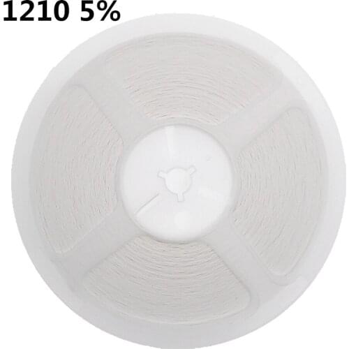 5000pcs/lot 1210 5% SMD Resistor 1210 0.01R-0.091R 0.1R-0.91R 0R 1R-10M 5% resistor in reel 1210 chip fixed resistor