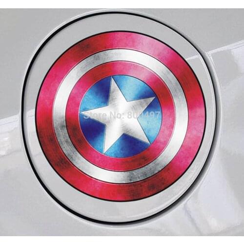American Captain Car Sticker Auto Decal Car Accessories Sticker for Tesla ToyotaChevrolet Volkswagen Hyundai Kia Lada