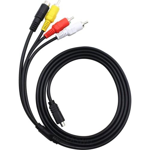 AV A/V TV Video Cable Cord Lead For Sony Camcorder Handycam DCR-PC105E DCR-PC330 DCR-PC330E DCR-PC53 DCR-PC53E
