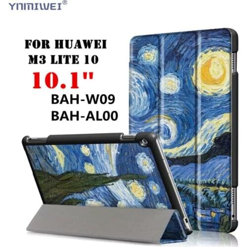 Case for Huawei Mediapad M3 Lite 10 Ultra Thin Smart Cover Case for Huawei MediaPad M3 Lite 10 10.1 BAH-W09 BAH-AL00 BAH-L09