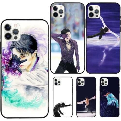 Japanese Skating Prince Yuzuru Hanyu Rubber Phone Case For iPhone 12 11 Pro Max Mini XS X XR 7 8 Plus SE 2020 Soft Cover Case