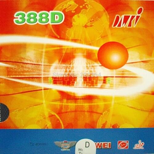 Dawei 388D Long Pips-Out Table Tennis PingPong Rubber with Sponge