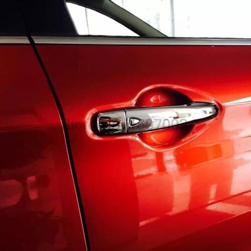 For Nissan Qashqai 2014 2015 2016 10pcs Chrome Car Exterior Door Handles Cover Trim 2 Smart Holes Auto Accessories