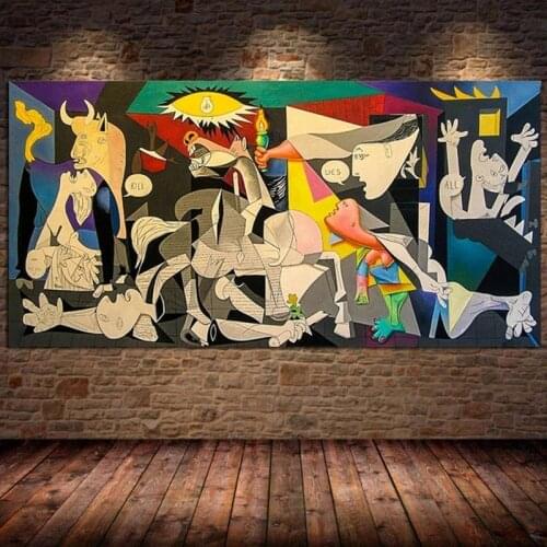 Cuadros Famous Canvas Wall Art Posters and Prints Picasso Pictures Guernica By Picasso Canvas Paintings Reproductions Wall Art
